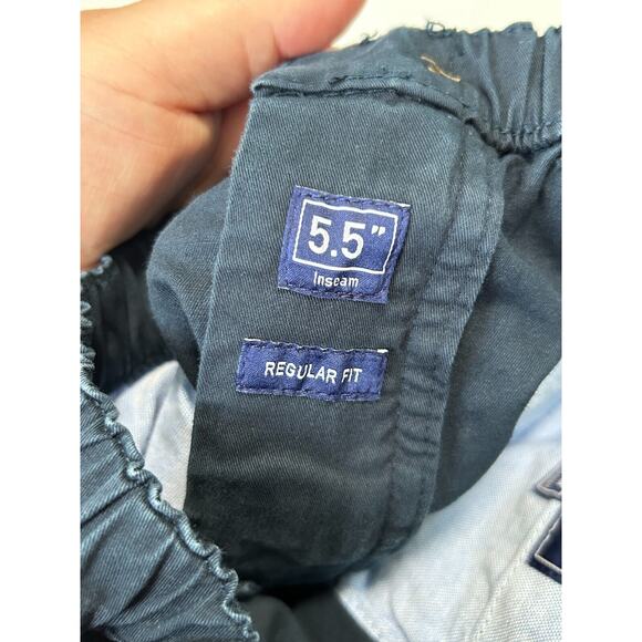 Chubbies 5.5" Shorts Mens Medium Navy Original Stretch Regular Fit Elastic Waist - Picture 4 of 5